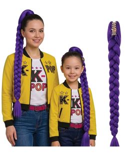 COLETA K POP LILA, 80 CM | Complemento Halloween