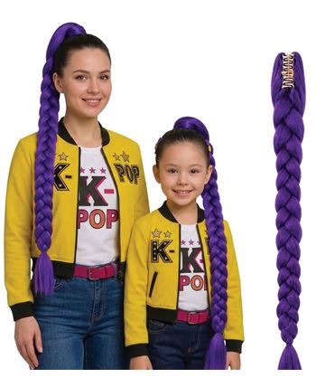 COLETA K POP LILA, 80 CM | Complemento Halloween
