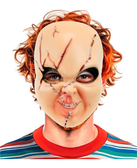 Mascara de Muñeco Diabolico Rigida | Halloween