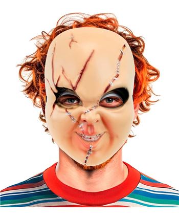 Mascara de Muñeco Diabolico Rigida | Halloween