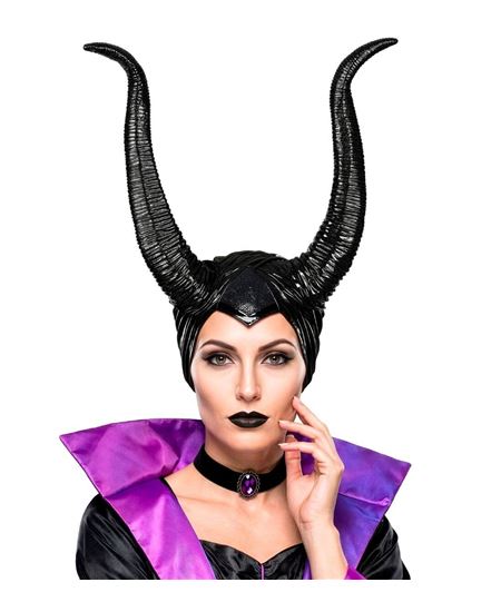 Tocado de Hada Oscura con Cuernos | Halloween