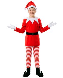 Disfraz de Elfo Divertido para Niño | Navidad