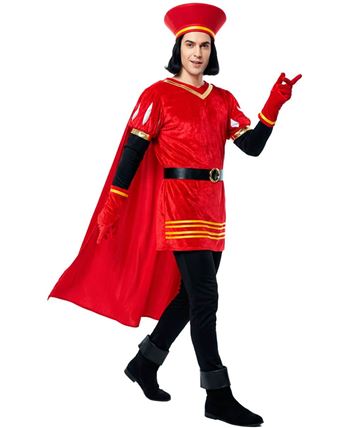 Disfraz de Lord Medieval Rojo para Hombre | Villano