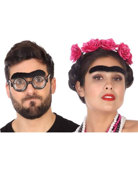 Cejas Postizas Negras | Complemento