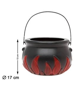 Caldero de Bruja 17 cm | Halloween