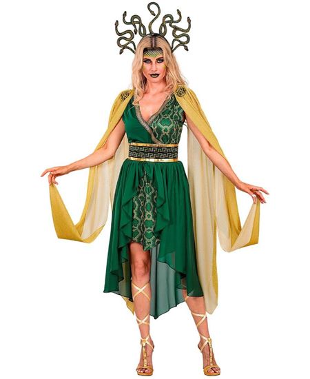 Disfraz de Medusa con Tocado para Mujer | Mitologia