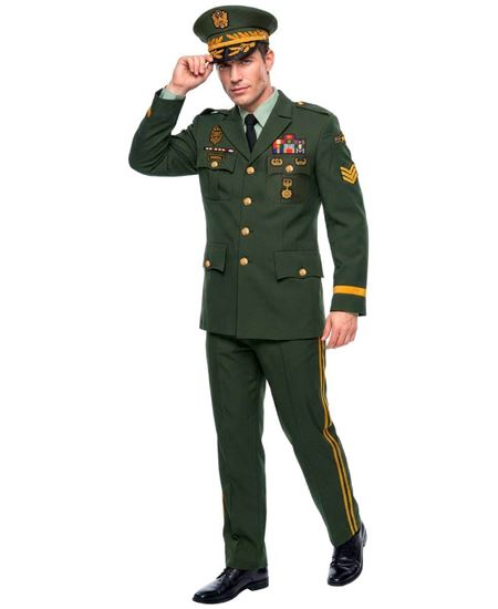 Disfraz de General con Gorra para Hombre | Militar