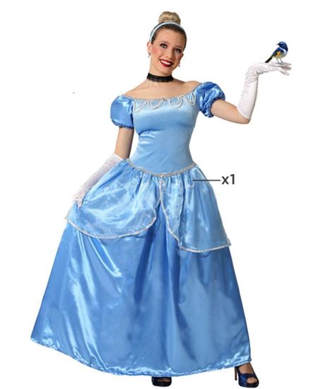 Disfraz de Princesa Azul para Mujer | Cuento