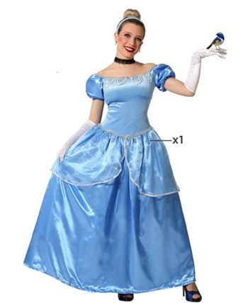 Disfraz de Princesa Azul para Mujer | Cuento
