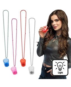 Collar LED con Chupito 4 Colores | Fiesta