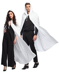 Capa Blanca 180 cm | Complemento Disfraz