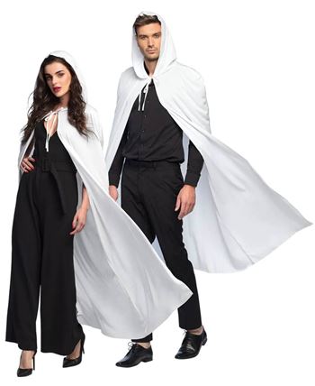 Capa Blanca 180 cm | Complemento Disfraz