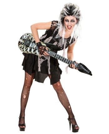 GUITARRA HUESOS ESQUELETO HINCHABLE