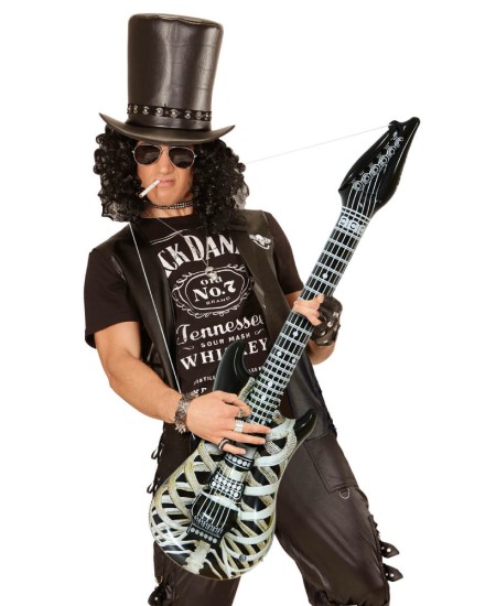 GUITARRA HUESOS ESQUELETO HINCHABLE