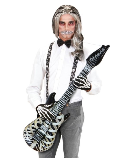 GUITARRA HUESOS ESQUELETO HINCHABLE