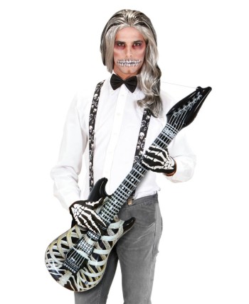 GUITARRA HUESOS ESQUELETO HINCHABLE