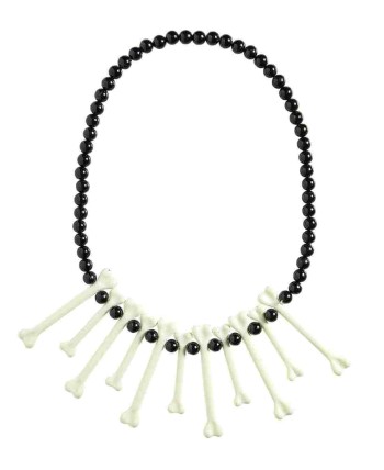 COLLAR TROGLODITA HUESOS
