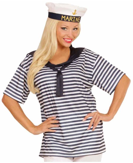 SET MARINERO CAMISETA RAYAS CON GORRO