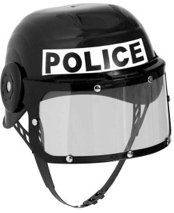 CASCO POLICIA NEGRO