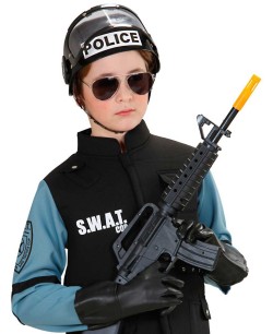 CASCO POLICIA NEGRO 2