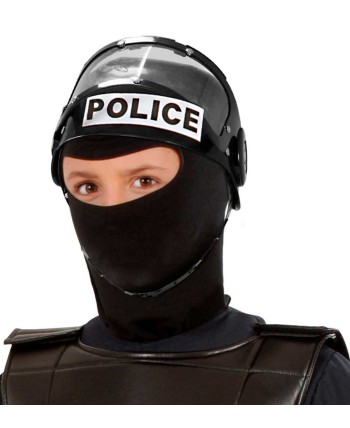 CASCO POLICIA NEGRO