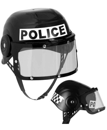 CASCO POLICIA NEGRO