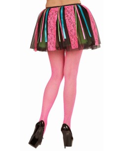 TUTU NEON MULTICOLOR CON LAZOS EN RASO