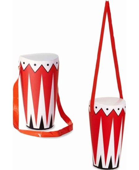 TAMBOR HINCHABLE CON CUERDA 36CM