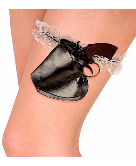 LIGA CON PISTOLERA Y PISTOLA CABARET