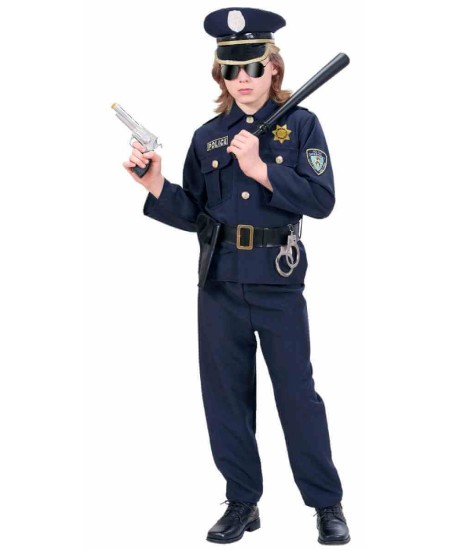Disfraz de Policia Azul para Nino | La Casa de las Fiestas