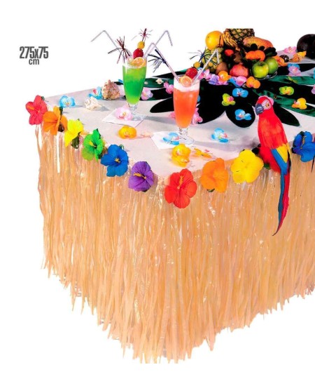 Decoracion Hawaiana de Rafia para Fiestas