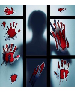 Adhesivos Manos Ensangrentadas Halloween