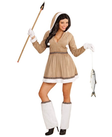 DISFRAZ DE ESQUIMAL SEXY PARA MUJER