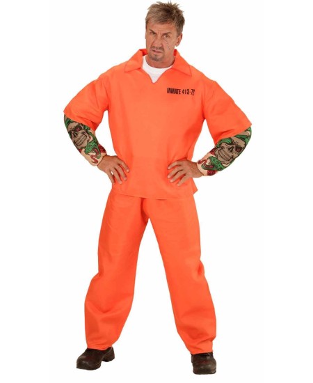DISFRAZ DE CONVICTO TATUADO PARA HOMBRE
