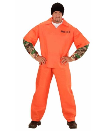 DISFRAZ DE CONVICTO TATUADO PARA HOMBRE