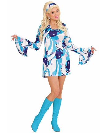 DISFRAZ DE AÑOS 70 CHICK COLORES PARA MUJER