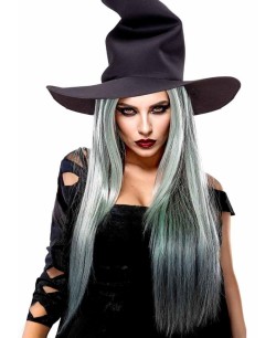 PELUCA ZOMBIE MECHAS VERDES 2