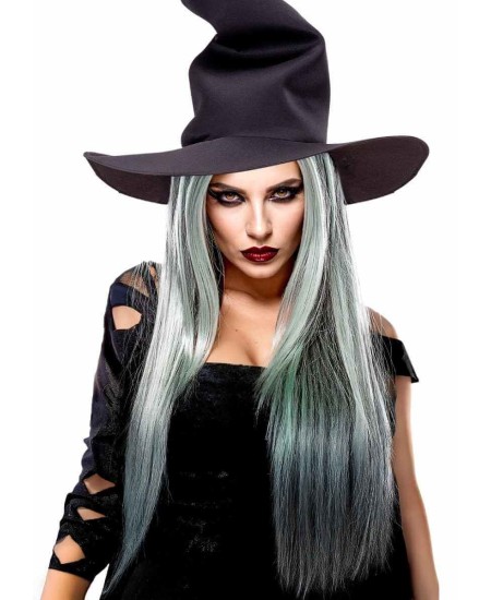 PELUCA ZOMBIE MECHAS VERDES