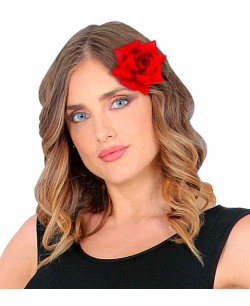 FLOR ROJA CON PINZA