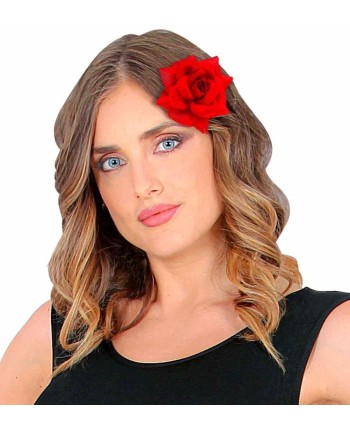 FLOR ROJA CON PINZA
