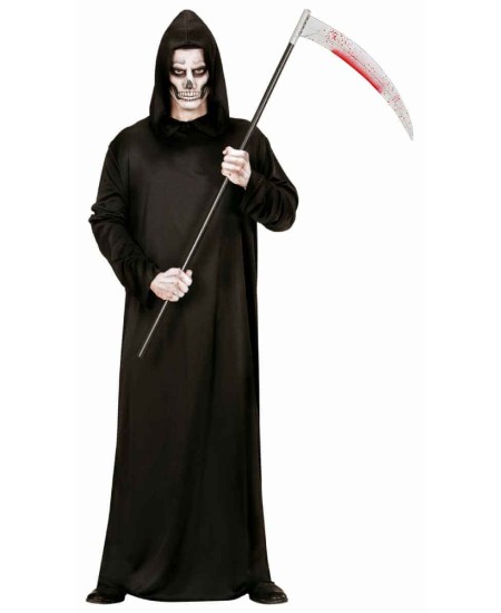 DISFRAZ DE MUERTE TUNICA NEGRA PARA HOMBRE