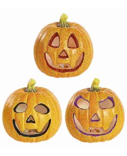 Calabaza con Luces de Colores 17 cm Halloween | La Casa de las Fiestas 2