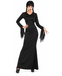 DISFRAZ DE VAMPIRESA VESTIDO NEGRO