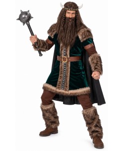 DISFRAZ DE VIKINGO VERDE PARA HOMBRE 2