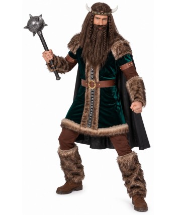 DISFRAZ DE VIKINGO VERDE PARA HOMBRE