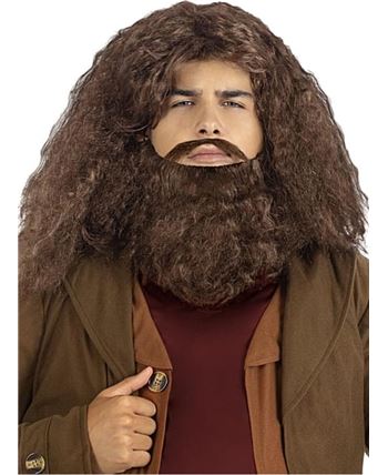 Peluca de Hagrid con barba Harry Potter | Complementos