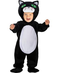 Disfraz de gato negro para bebe - Carnaval y Halloween