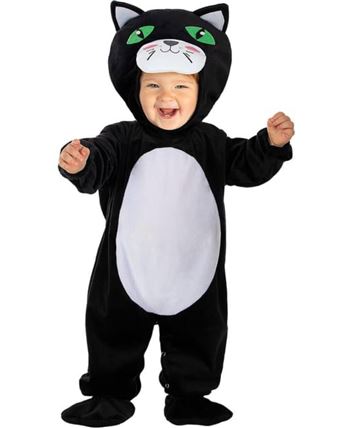 Disfraz de gato negro para bebe - Carnaval y Halloween