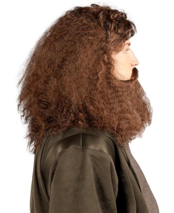 Peluca de Hagrid con barba Harry Potter | Complementos