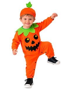 Disfraz de Calabaza con Gorro para Bebe